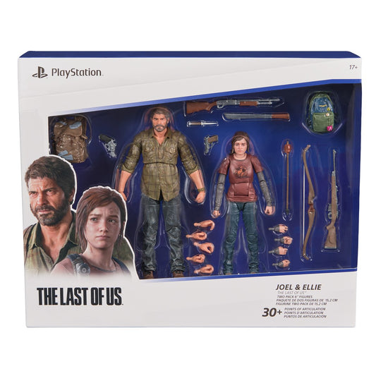 The Last of Us Shapes Collection Joel and Ellie 6-Inch Action Figure 2-Pack