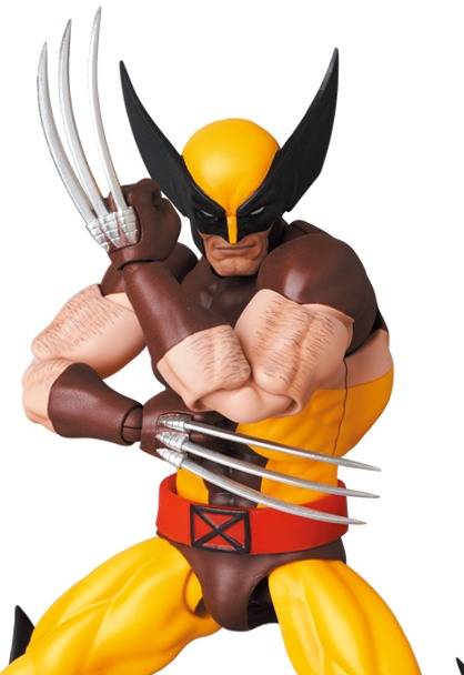 Marvel MAFEX No.138 Wolverine (Brown Suit Reissue) [Medicom]