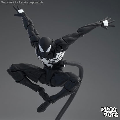 Mess Toys: Symbiote Spider-Man (Black Suit) — 1/12 Scale Action Figure