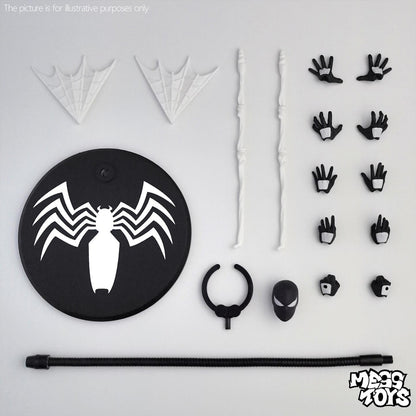 Mess Toys: Symbiote Spider-Man (Black Suit) — 1/12 Scale Action Figure