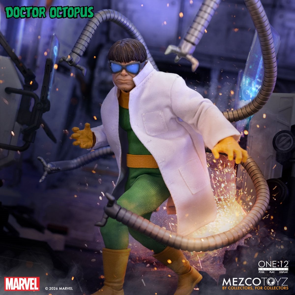 Mezco One:12 Collective Doctor Octopus 1/12 Scale Action Figure – photo 10 – SugoiCollectible New Zealand and Australia
