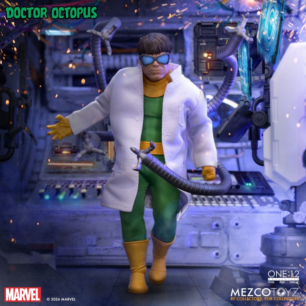 Mezco One:12 Collective Doctor Octopus 1/12 Scale Action Figure – photo 12 – SugoiCollectible New Zealand and Australia