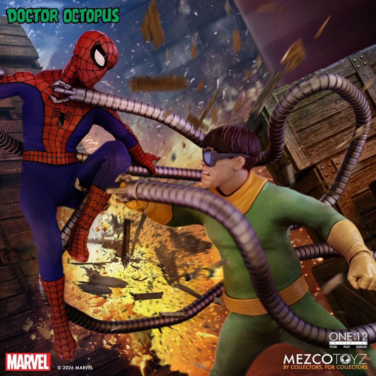 Mezco One:12 Collective Doctor Octopus 1/12 Scale Action Figure – photo 13 – SugoiCollectible New Zealand and Australia
