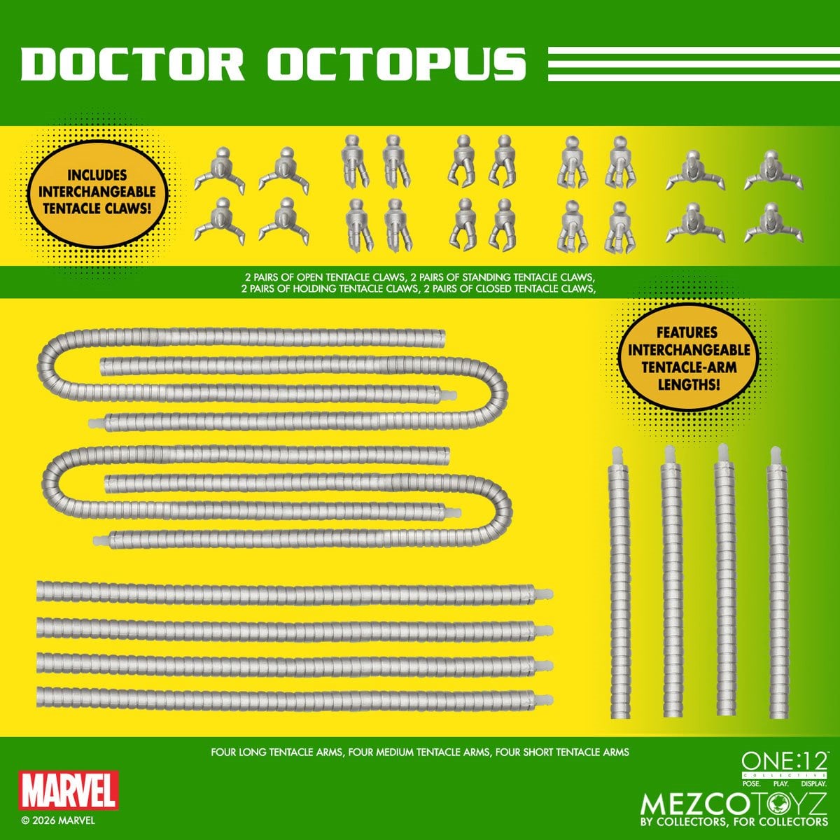 Mezco One:12 Collective Doctor Octopus 1/12 Scale Action Figure – photo 5 – SugoiCollectible New Zealand and Australia