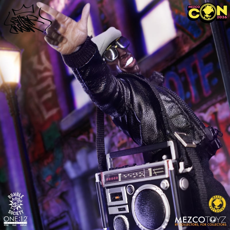 Mezco One:12 Collective Hoodz Letterman Throwback Edition action figure – view 3 – SugoiCollectible New Zealand