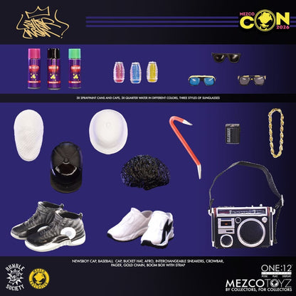 Mezco One:12 Collective Hoodz Letterman Throwback Edition action figure – view 11 – SugoiCollectible New Zealand