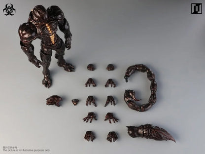 Mirrfig Evolutionary Battlefield Plague MF004-A Rainforest Red 1/12 Scale Action Figure