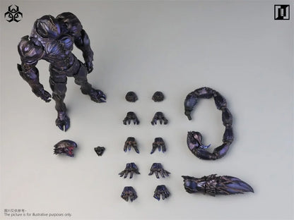 Mirrfig Evolutionary Battlefield Plague MF004-B Ghost Purple 1/12 Scale Action Figure