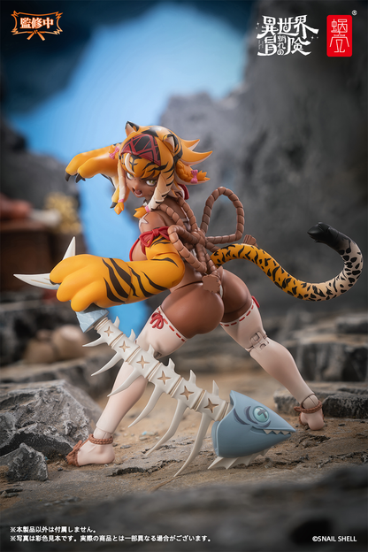 Snail Shell Original Character Tiger Girl Gal RPG-04 1/12 Action Figure (With Bonus)