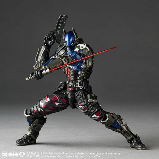 Revoltech Amazing Yamaguchi Arkham Knight Ver.1.5 action figure with bonus part and weapons