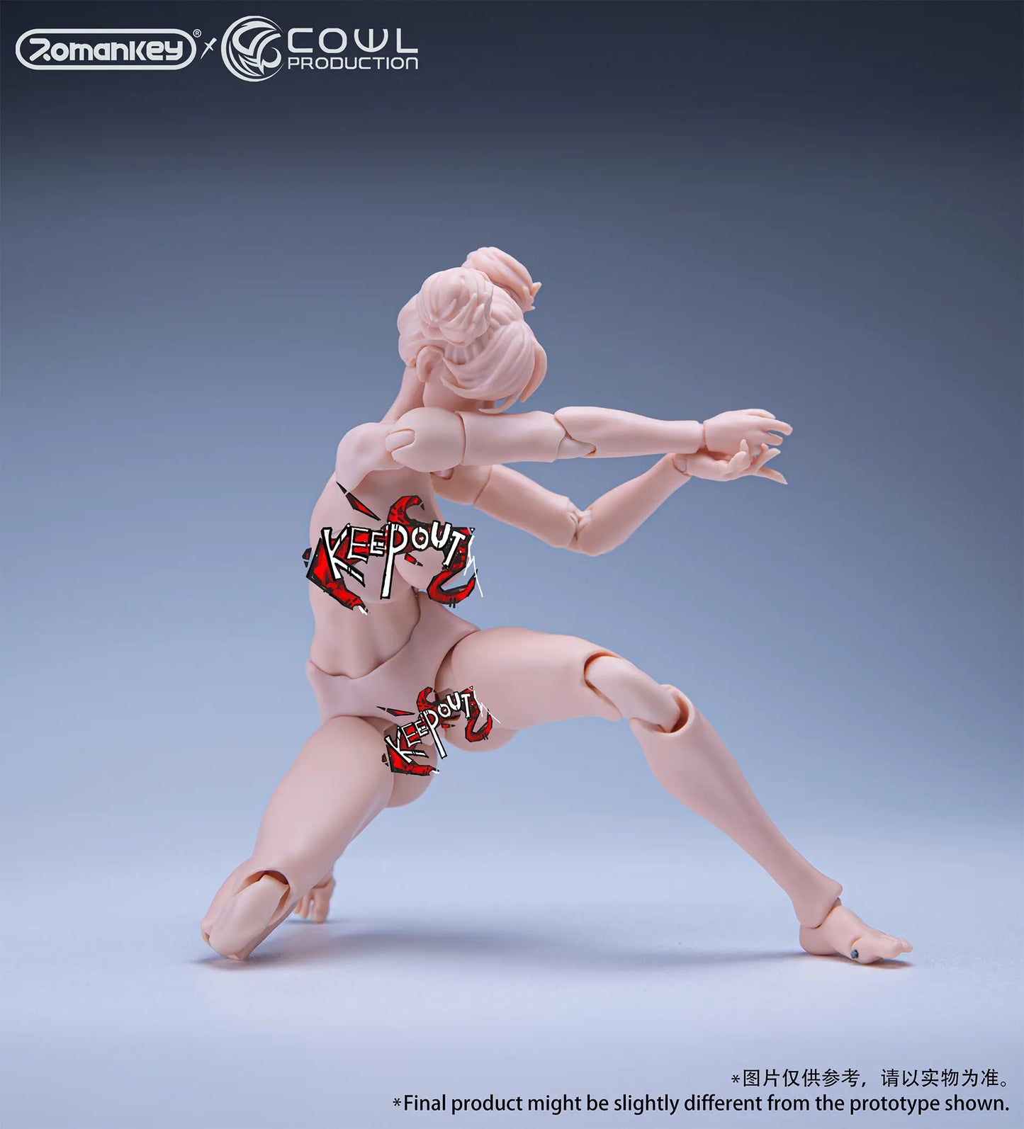 Romankey x COWL 1/12 Super Movable Female Body (White) (Reissue) 1/12 Action Figure
