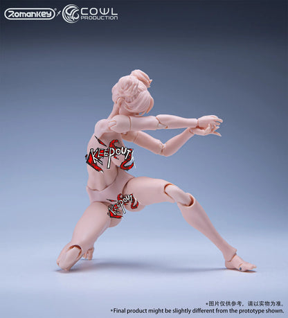 Romankey x COWL 1/12 Super Movable Female Body (White) (Reissue) 1/12 Action Figure