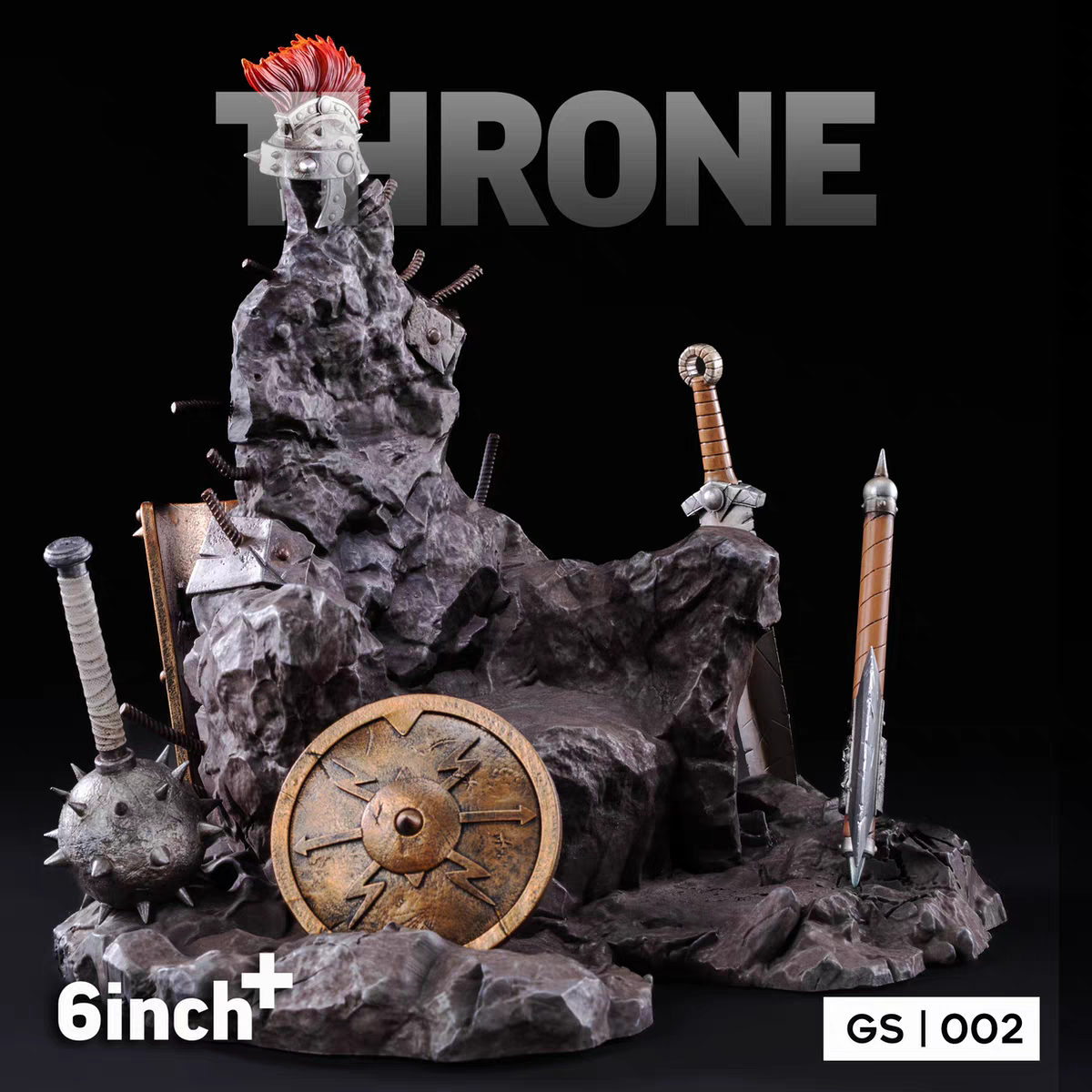 (Pre-order) Jade Scar the Fighter GS01 1/12 Scale Action Figure and GS02 Deluxe Throne [6inchplus Studio]