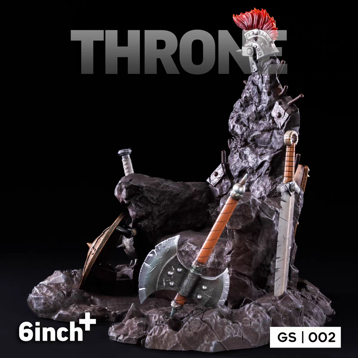 (Pre-order) Jade Scar the Fighter GS01 1/12 Scale Action Figure and GS02 Deluxe Throne [6inchplus Studio]