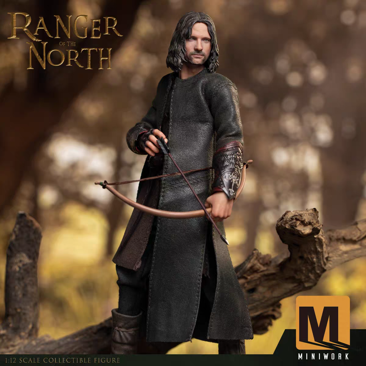MiniWork 1/12 Lord of the Rings: Aragorn Action Figure