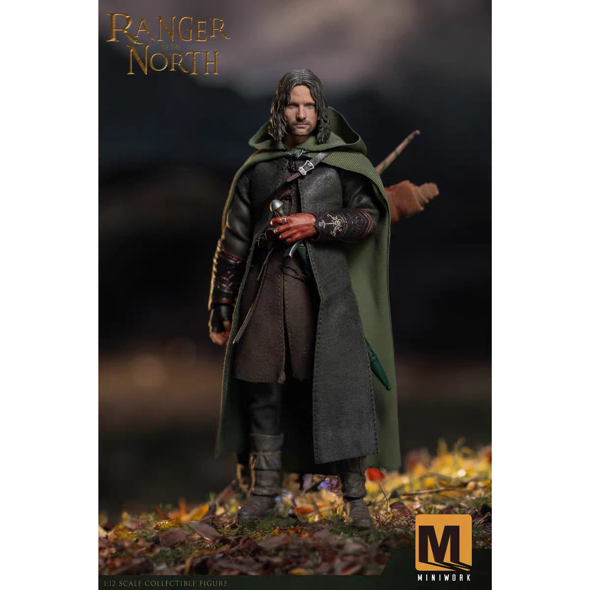 MiniWork 1/12 Lord of the Rings: Aragorn Action Figure