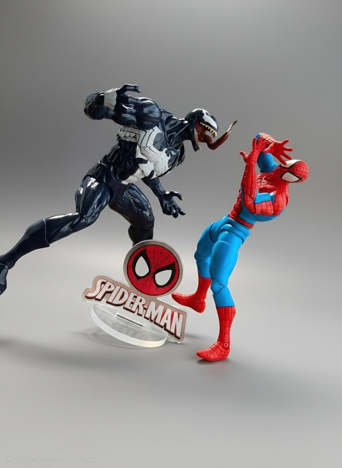 Spiderman 1/12 Scale Acrylic Street Sign Diorama Accessory