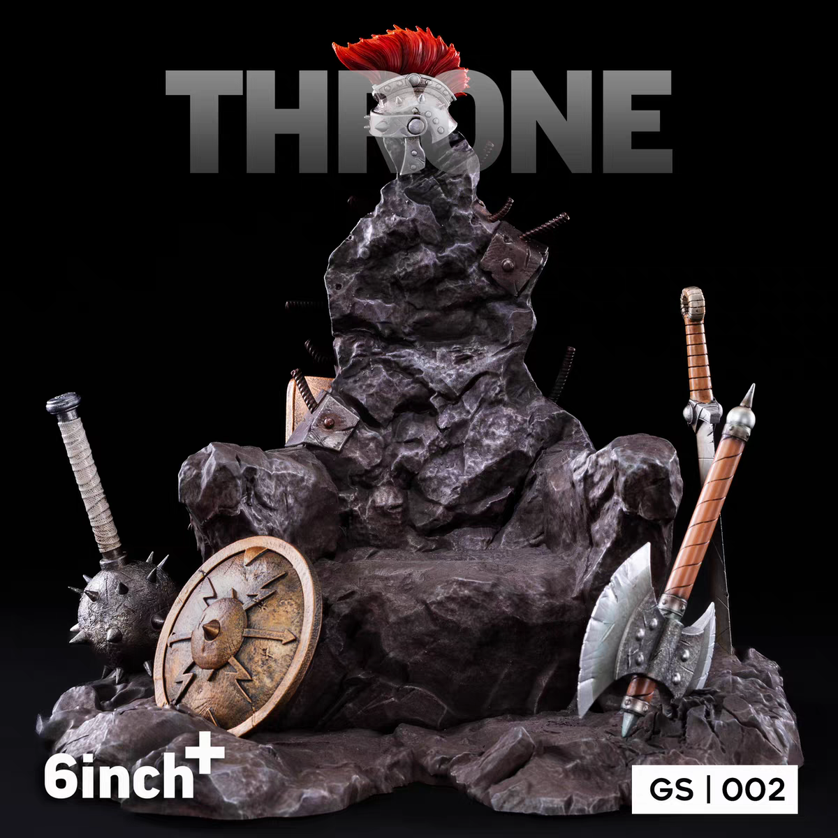 (Pre-order) Jade Scar the Fighter GS01 1/12 Scale Action Figure and GS02 Deluxe Throne [6inchplus Studio]