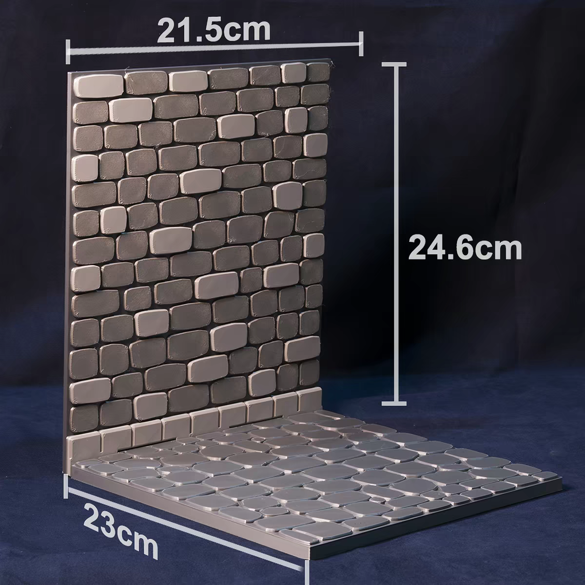 1/12 Scale Grey Brick Dungeon Scene Black Smith Weapon Shelf Diorama