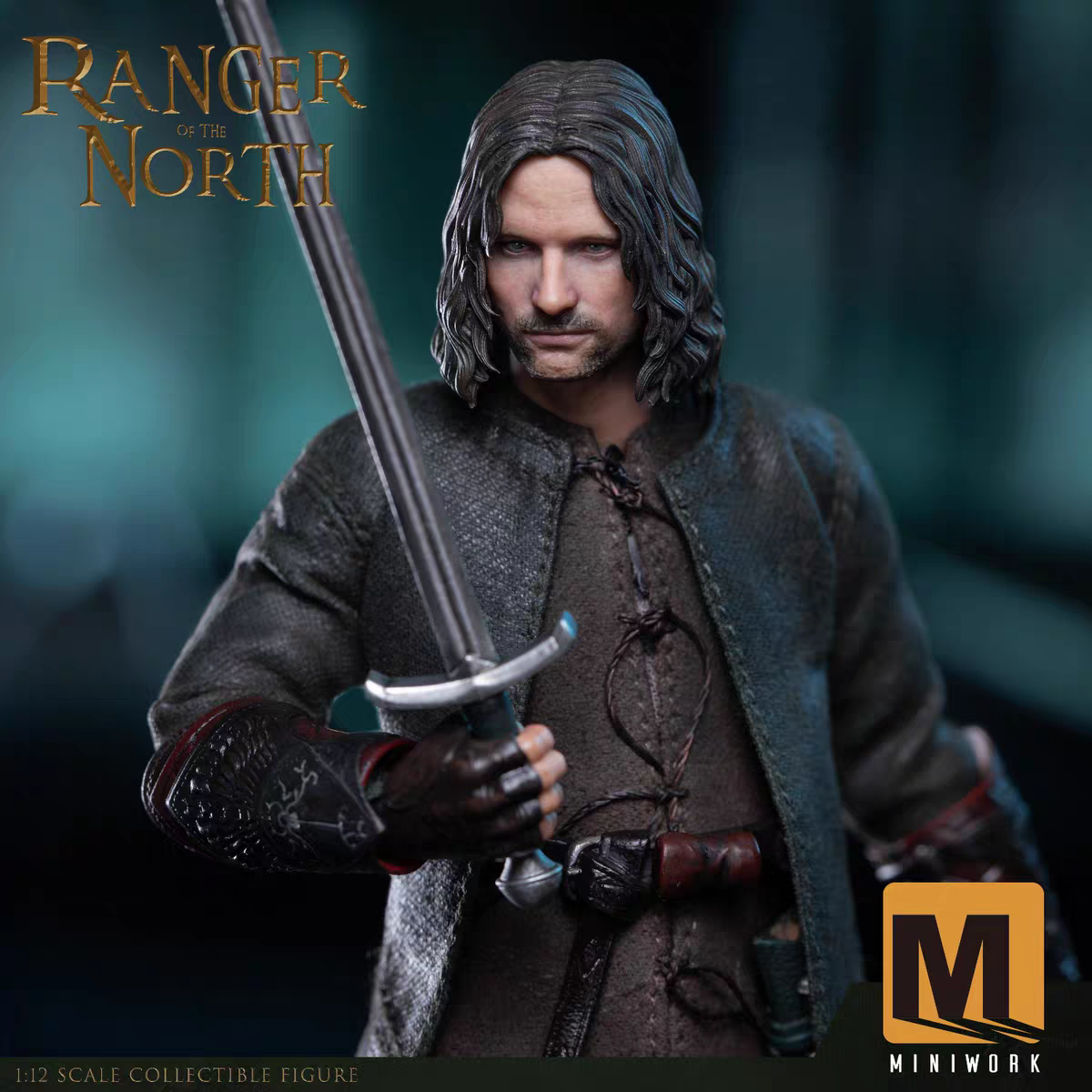 MiniWork 1/12 Lord of the Rings: Aragorn Action Figure