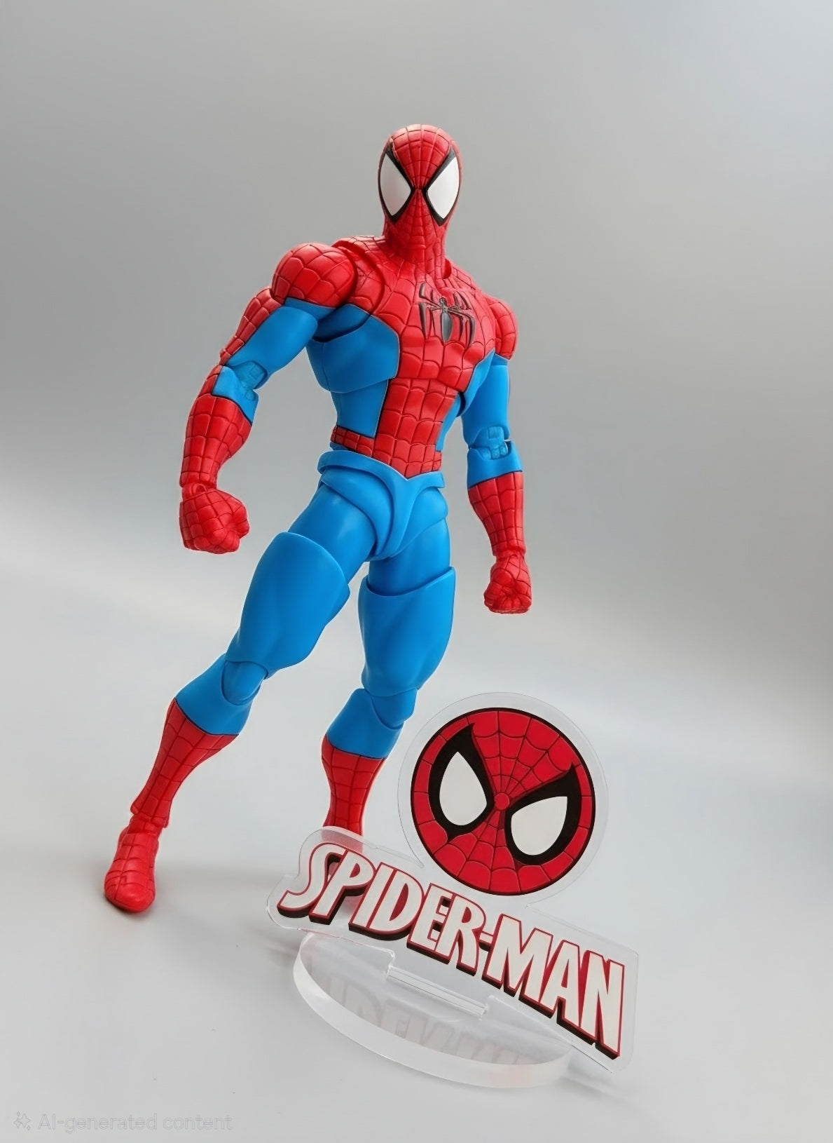 Spiderman 1/12 Scale Acrylic Street Sign Diorama Accessory