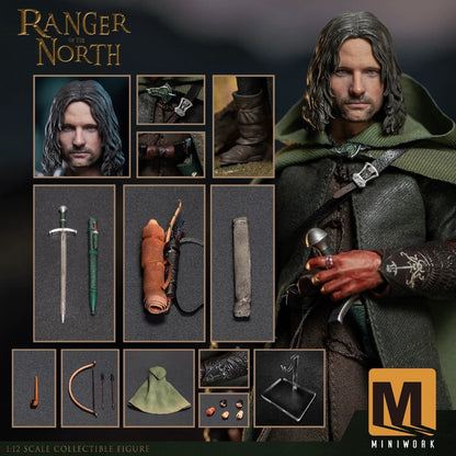 MiniWork 1/12 Lord of the Rings: Aragorn Action Figure