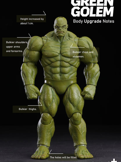 (Pre-Order) 6inch Plus Green Golem 1/12 Hulk Action Figure