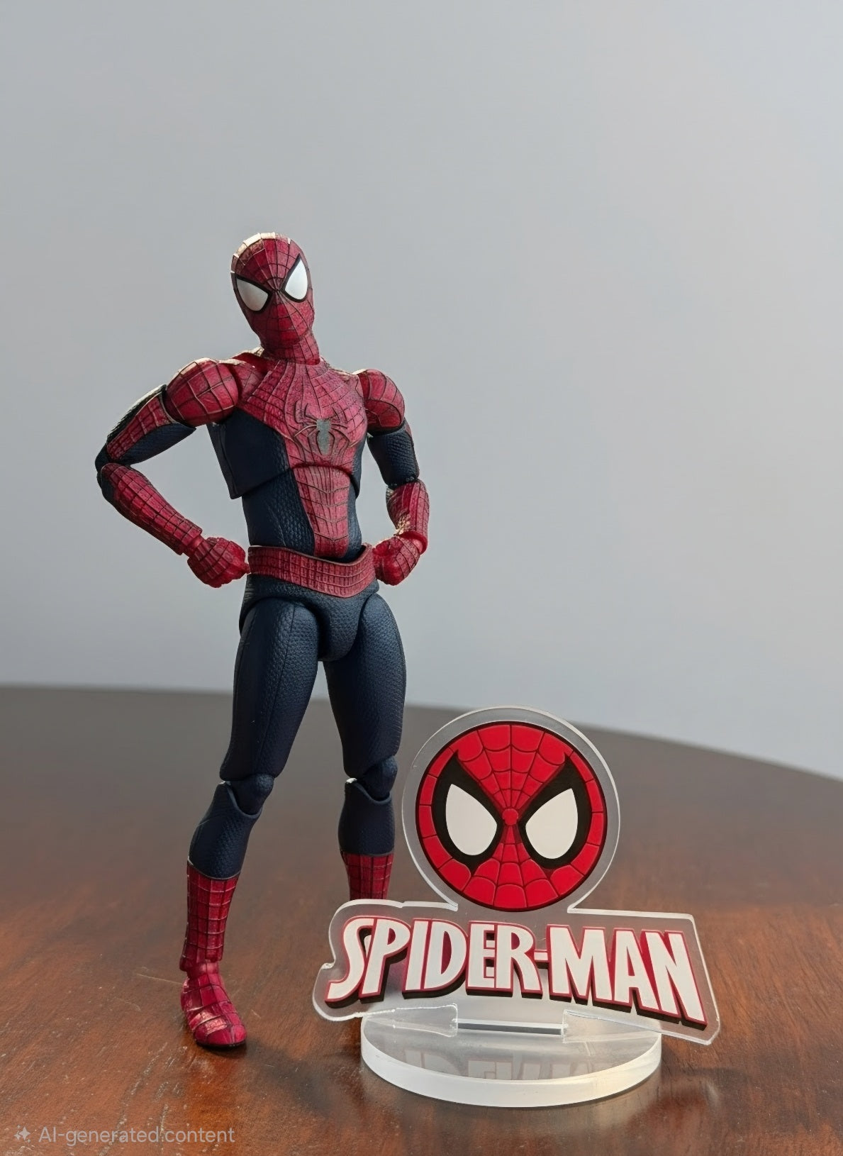 Spiderman 1/12 Scale Acrylic Street Sign Diorama Accessory