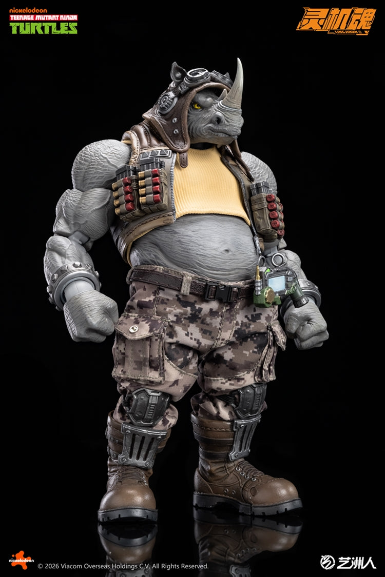 (Pre-order) LINGJIHUN 1/12 Action Figure – TMNT Rocksteady + Bebop