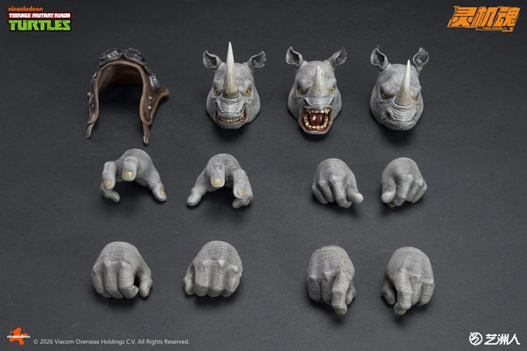 (Pre-order) LINGJIHUN 1/12 Action Figure – TMNT Rocksteady + Bebop