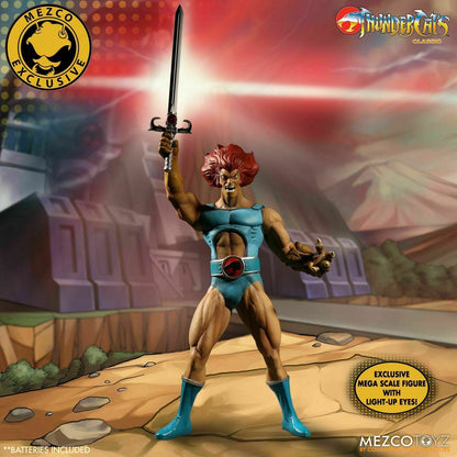 Mezco Toyz Thundercats Lion-o With Light up Eyes SDCC Mega Scale 14inch