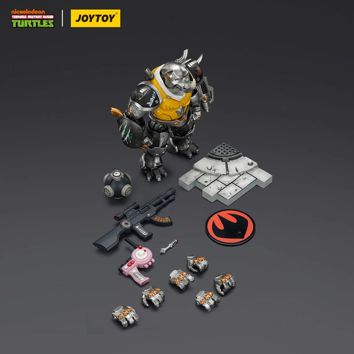 HIPLAY JOYTOY TMNT Mighty Rocksteady / Super Bebop 1/18 Action Figure