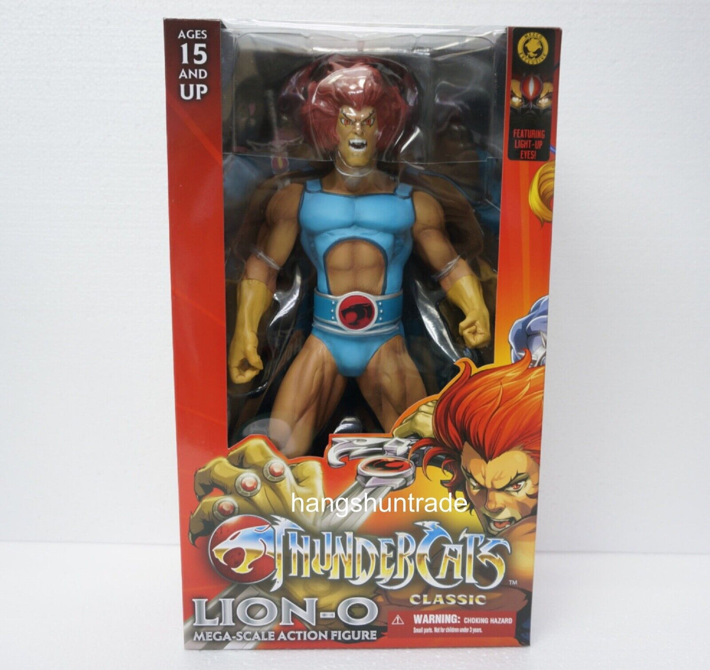 Mezco Toyz Thundercats Lion-o With Light up Eyes SDCC Mega Scale 14inch