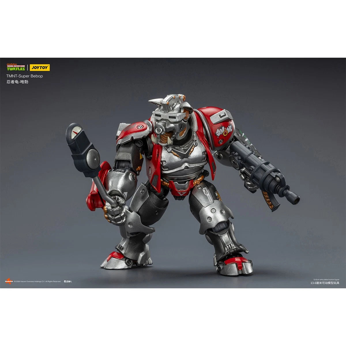 HIPLAY JOYTOY TMNT Mighty Rocksteady / Super Bebop 1/18 Action Figure