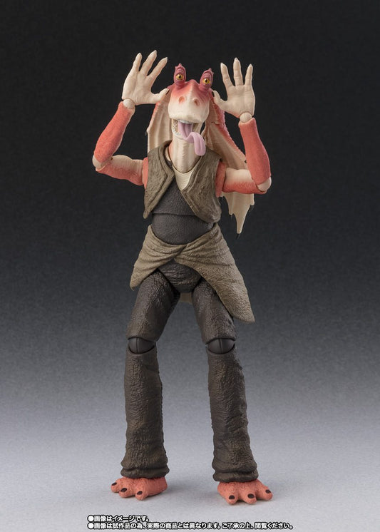 S.H.Figuarts Jar Jar Binks action figure front view from Star Wars Episode I