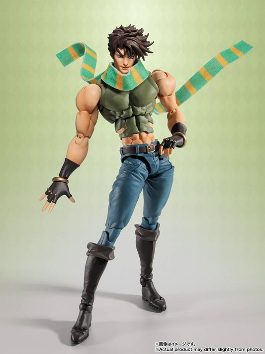 S.H.Figuarts Joseph Joestar 1/12 scale action figure from JoJo’s Bizarre Adventure Battle Tendency by Bandai Spirits with effect parts.