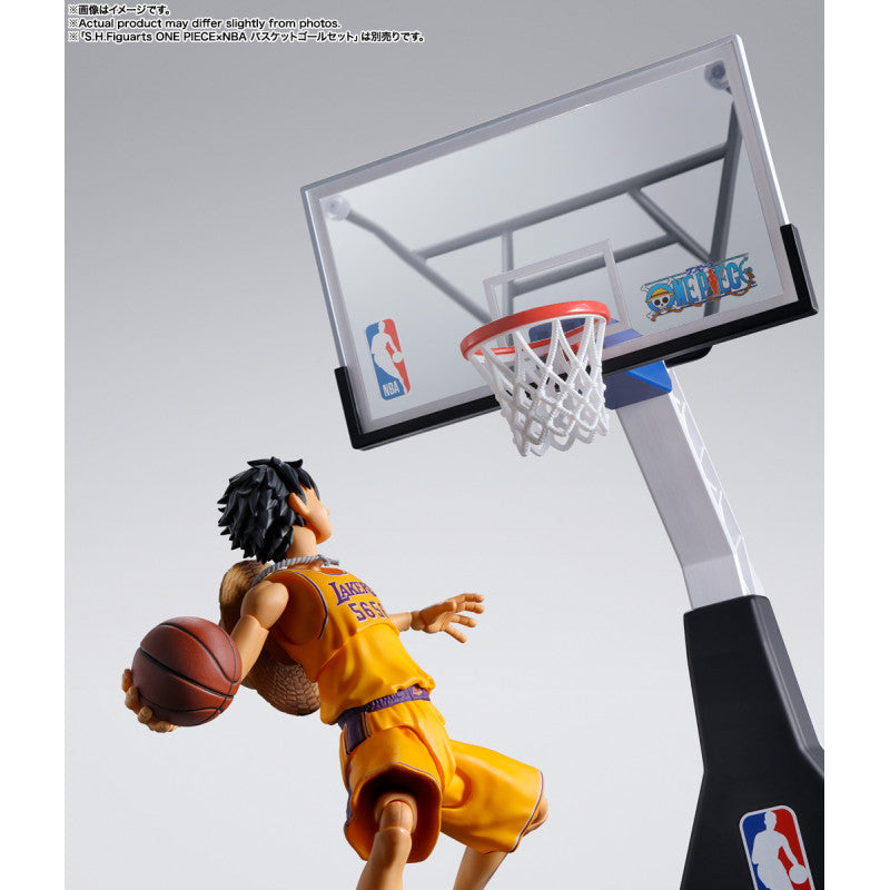(Pre-order) Bandai S.H.Figuarts ONE PIECE x NBA Monkey D. Luffy Los Angeles Lakers Ver. 1/12 Action Figure