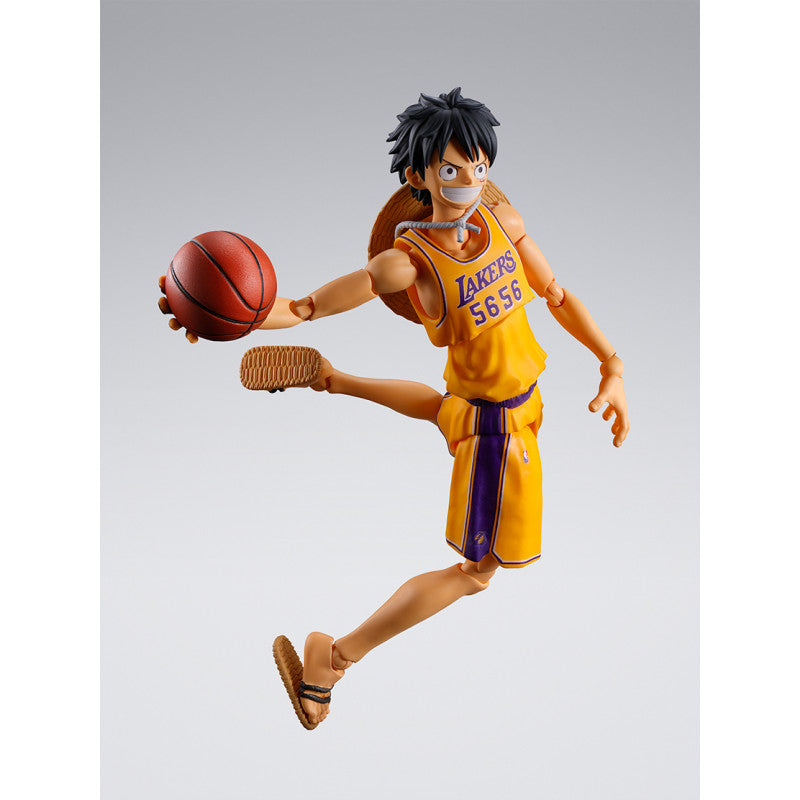 (Pre-order) Bandai S.H.Figuarts ONE PIECE x NBA Monkey D. Luffy Los Angeles Lakers Ver. 1/12 Action Figure