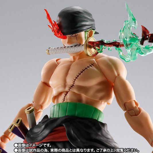 (Pre-order) S.H.FIGUARTS: One Piece - Zoro (King of Hell Ver.) (Limited + Bonus) [Bandai Spirits]