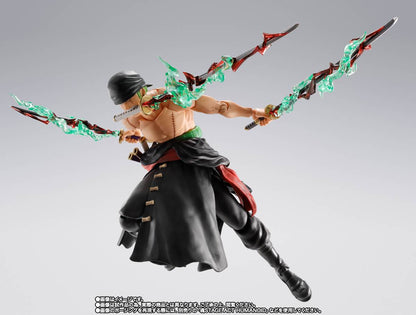 (Pre-order) S.H.FIGUARTS: One Piece - Zoro (King of Hell Ver.) (Limited + Bonus) [Bandai Spirits]
