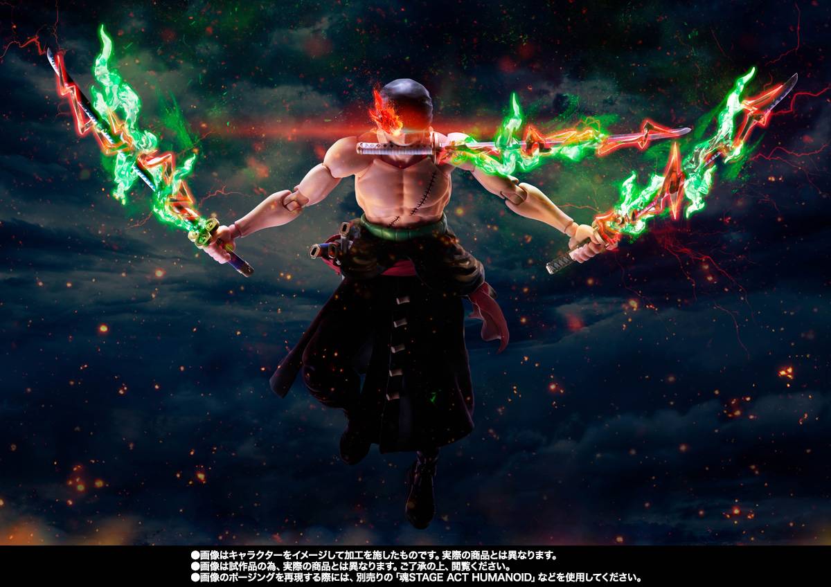 (Pre-order) S.H.FIGUARTS: One Piece - Zoro (King of Hell Ver.) (Limited + Bonus) [Bandai Spirits]