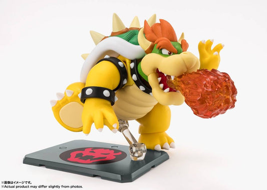 Bandai S.H.Figuarts Bowser Super Mario 1/12 scale action figure King Koopa with display stand