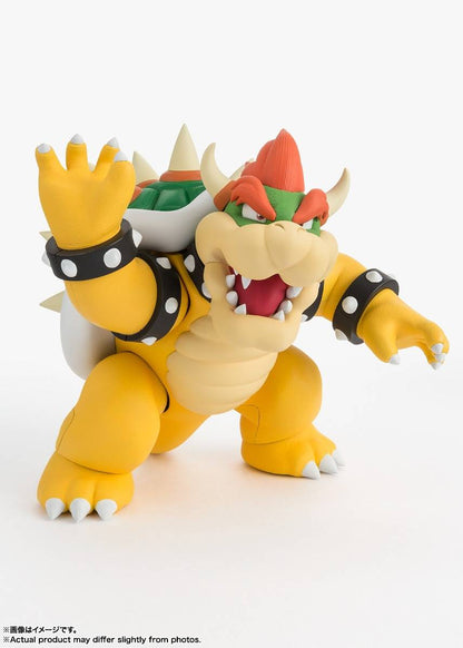 Bandai S.H.Figuarts Bowser Super Mario 1/12 scale action figure King Koopa with display stand