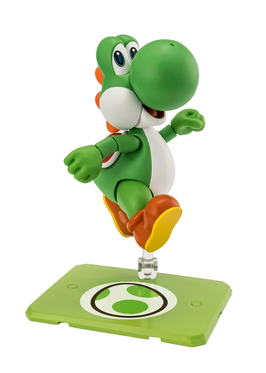 Bandai S.H.Figuarts Yoshi Super Mario 1/12 scale action figure green dinosaur figure with accessories