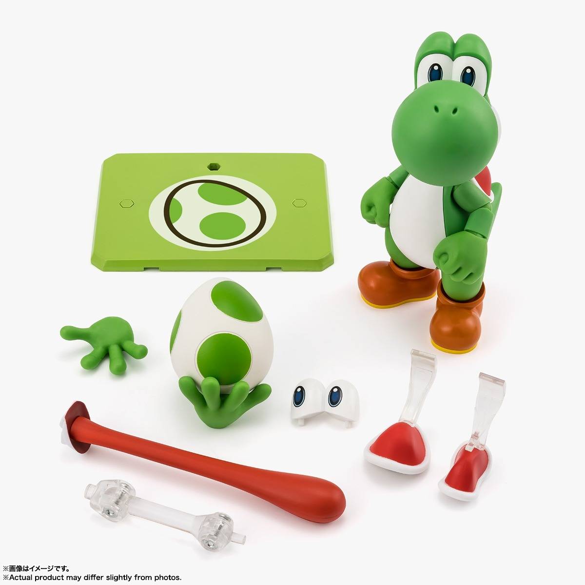 Bandai S.H.Figuarts Yoshi Super Mario 1/12 scale action figure green dinosaur figure with accessories