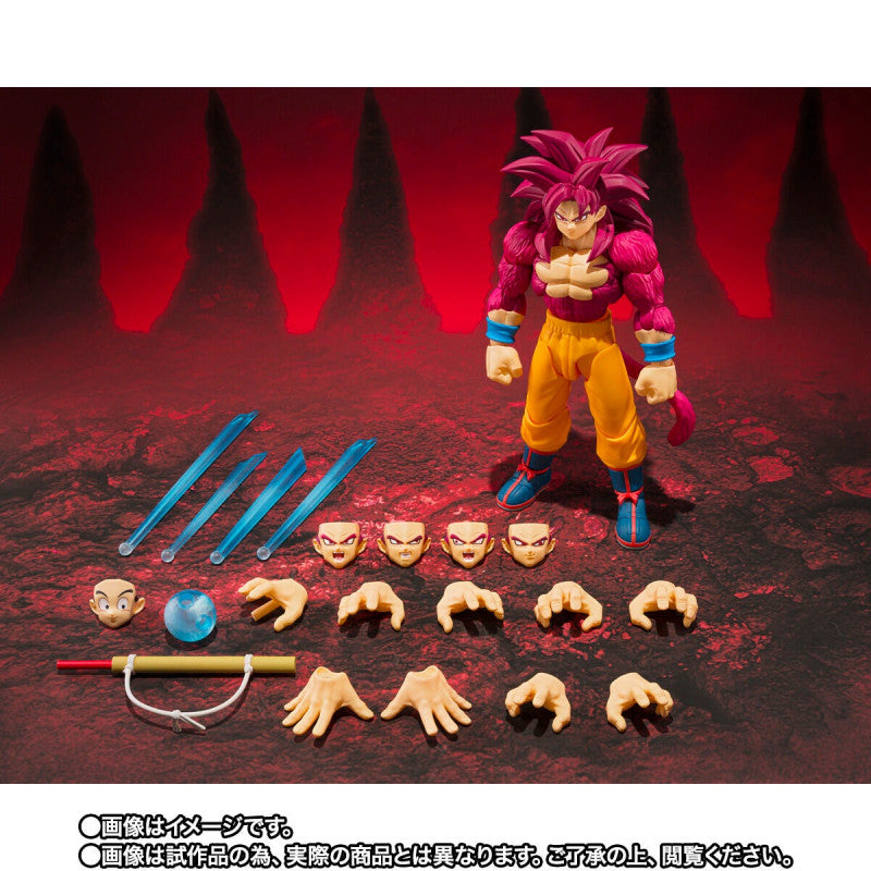 (Pre-order) Bandai S.H.Figuarts Dragon Ball DAIMA Super Saiyan 4 Son Goku -DAIMA- Action Figure