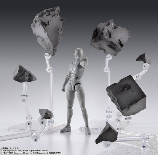 Bandai Spirits S.H.FIGUARTS: Tamashii Effect Series – Concrete Crash Effect Set