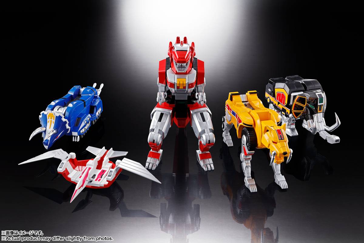 (Pre-order) Bandai Spirits Soul of Chogokin: Kyoryu Sentai Zyuranger – Daizyujin GX-72 & Dragon Caesar GX-78 (Reissue) Action Figure