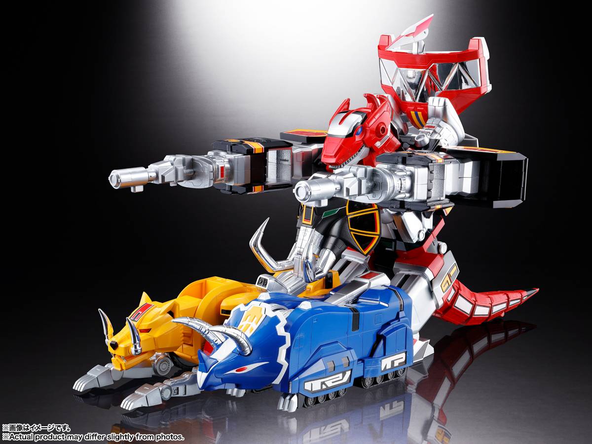 (Pre-order) Bandai Spirits Soul of Chogokin: Kyoryu Sentai Zyuranger – Daizyujin GX-72 & Dragon Caesar GX-78 (Reissue) Action Figure