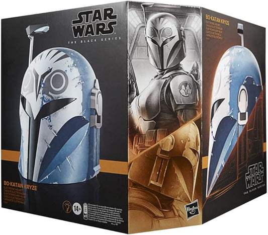 Star Wars The Black Series Bo-Katan Kryze Premium Electronic Helmet – Full-scale Mandalorian cosplay and display collectible with LED HUD